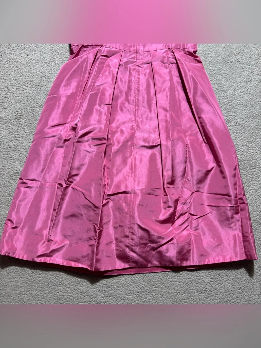 J Crew Dress‎ Womens 2P Petite Pink Mini Strapless Lined 100% Silk Back Zip